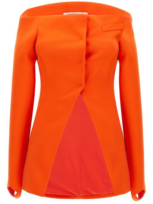 Blazer con Spalle Scoperte - Orange