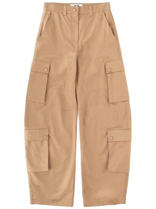 Denim Trousers with Multicoloured Thread Detail