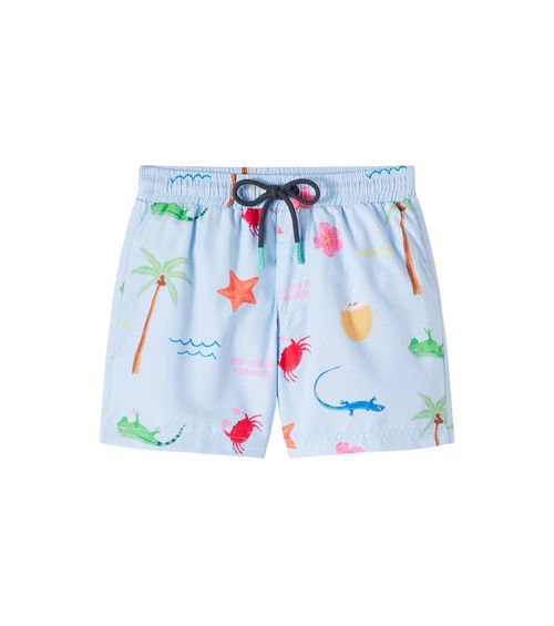 Printed swim trunks