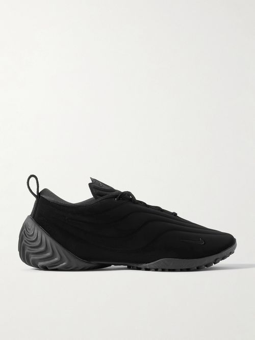 Astra Ultra Quilted Satin Sneakers - Black