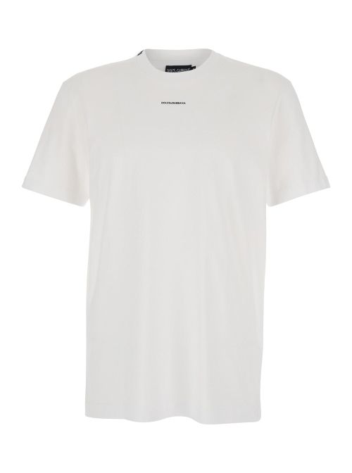 Logo-Embroidered T-Shirt — White