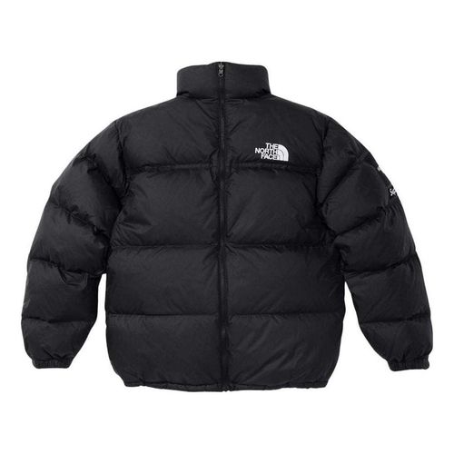X The North Face Split Nuptse Jacket 'Black White'