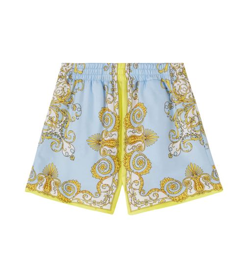 Barocco silk shorts