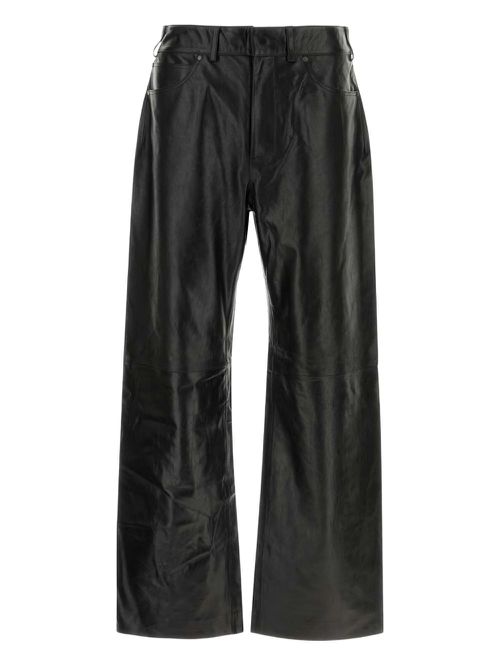 ENTIRE STUDIOS leather trousers - Black