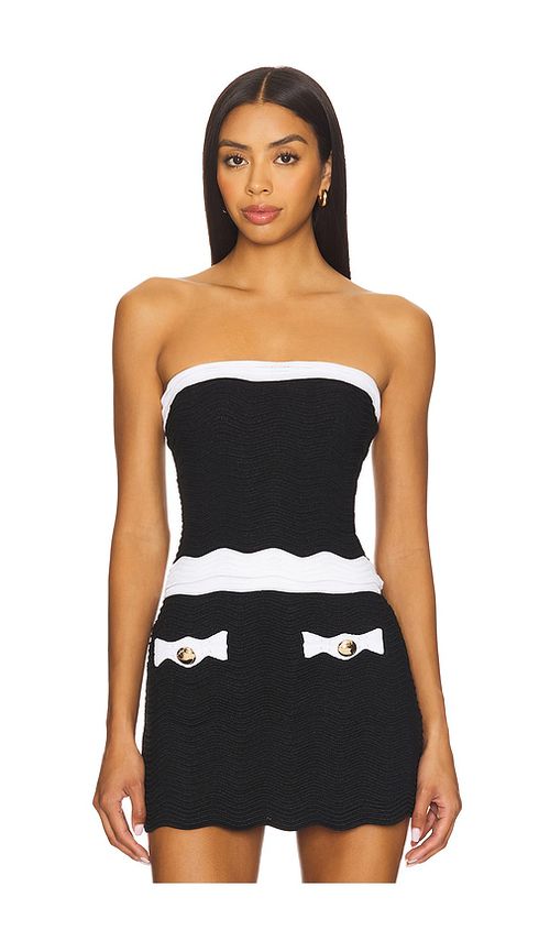 Retrofete Hart Knit Top in Black.  XS. Also in L