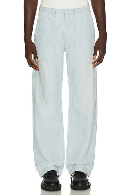 President's Fatigue Original Chambray Pants in Blue
