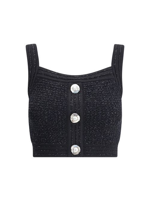 Tweed Crop Top
