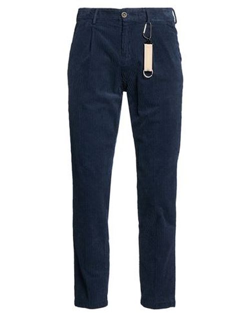 Man Pants Navy Size 30 Cotton, Elastane