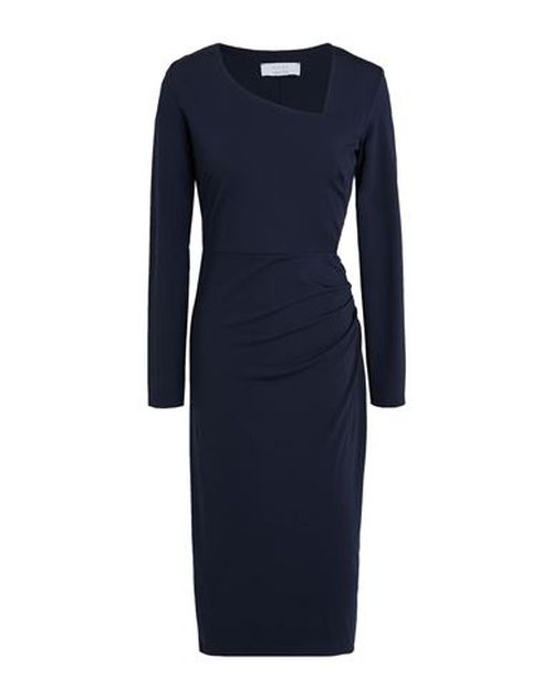 Woman Midi dress Midnight blue Size 4 Viscose, Polyamide, Elastane