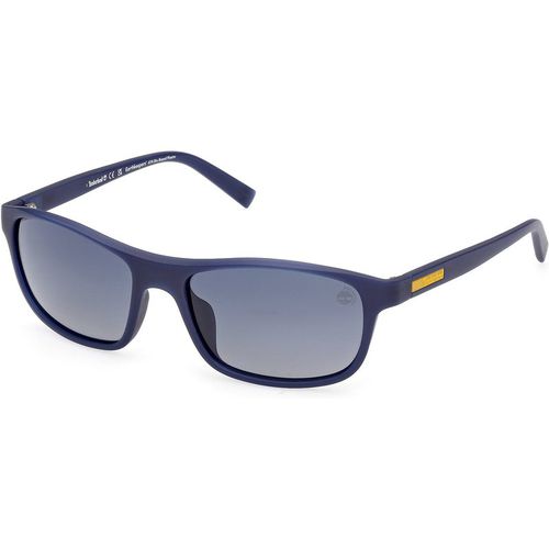 Timberland Hombre Timberland TB00057-H 91D Gafas de sol Inyectado Azul Fumar Cuadrada Polarizado