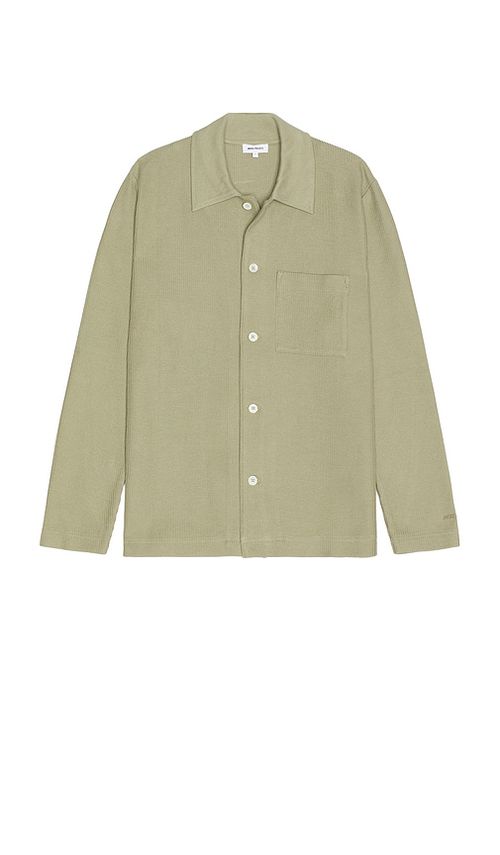 Norse Projects Jorn Double Face Shirt in Sage. -  XL/1X also in L