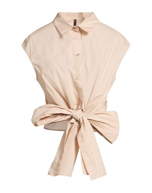 Woman Shirt Cream Size 6 Cotton