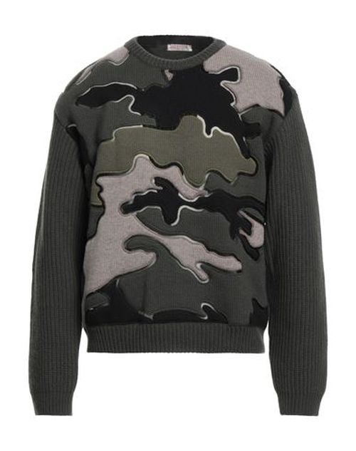 Man Sweater Military green Size L Virgin Wool, Acrylic, Wool