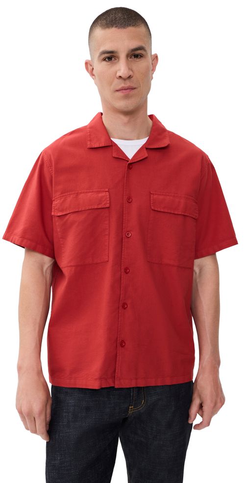 Holiday Collar Shirt Rust