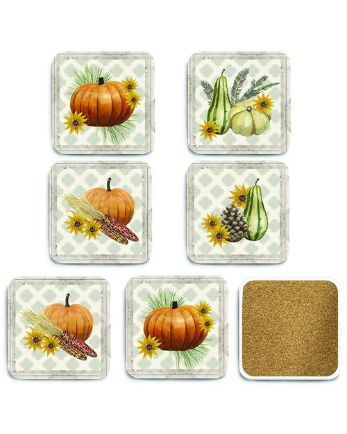 6pc Ceramic Coaster Set