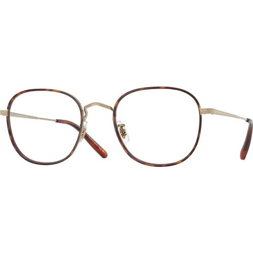 Oliver Peoples Unisex Oliver Peoples OV1375T MEHR 5035 Optical frames Titanium Gold Transparent Pantos Norma