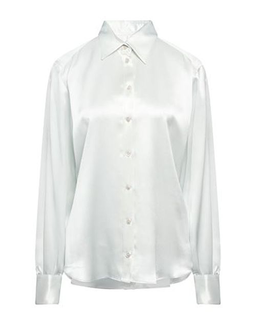 Woman Shirt Light grey Size 6 Silk