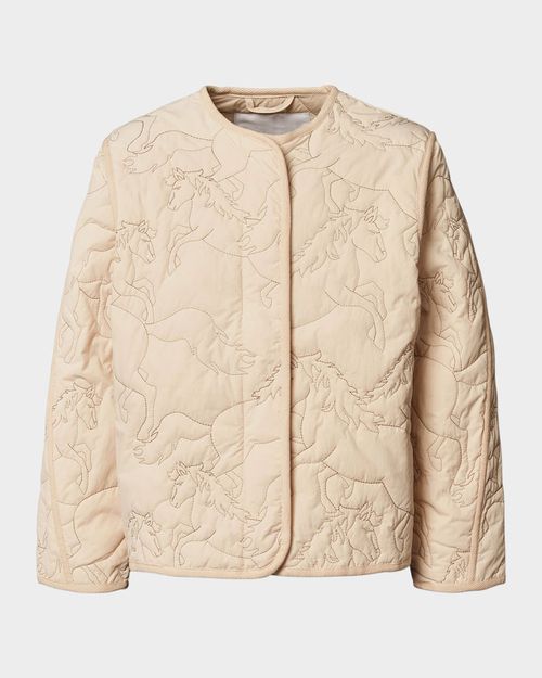 Girl's Holley Quilted Horse Jacket