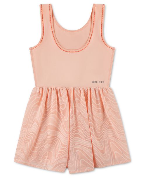 Girls' 4-6X Breezy Runsie Dress - Arctic Orange