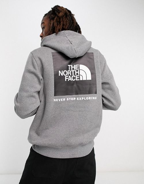 NSE box logo hoodie in gray