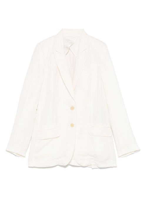 120% Lino linen-blend blazer - Neutrals