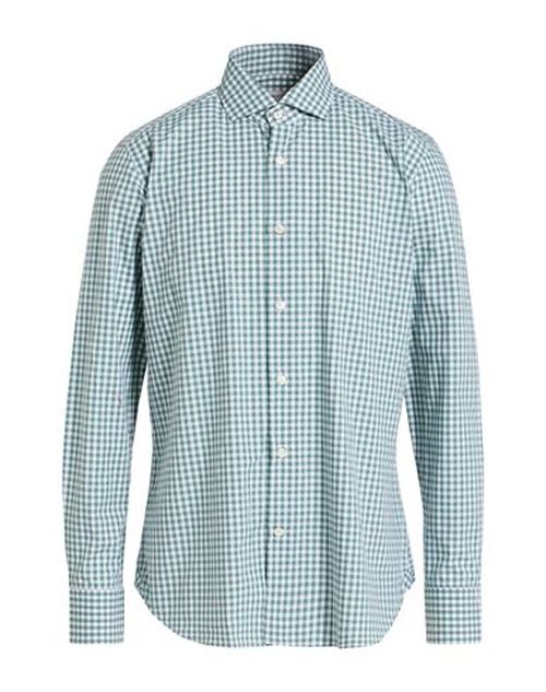 Man Shirt Green Size 15 ¾ Cotton