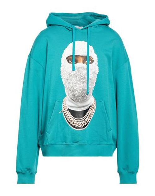 Man Sweatshirt Deep teal Size XL Cotton