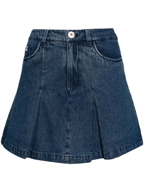 Denim mini skirt - Blue