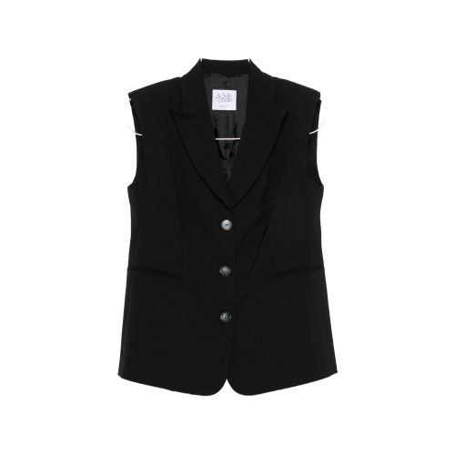 Sleeveless Single-breasted Gilet
