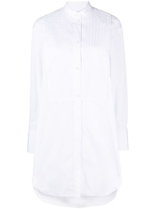Rineta cotton shirt dress - White