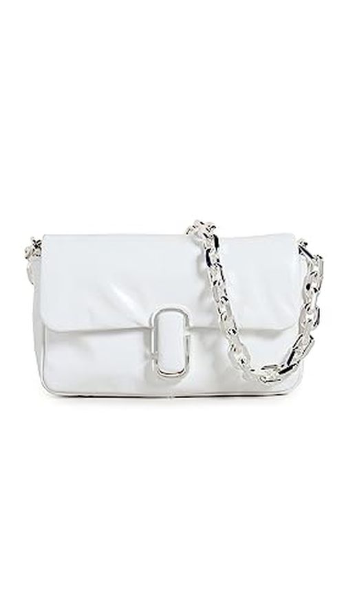 Marc Jacobs Women's The Mini Pillow Shoulder Bag, White, One Size