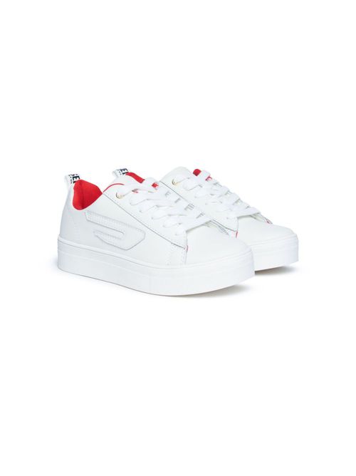 Diesel Kids S-Vaneela Lc Sneakers mit Logo-Applikation - Weiß