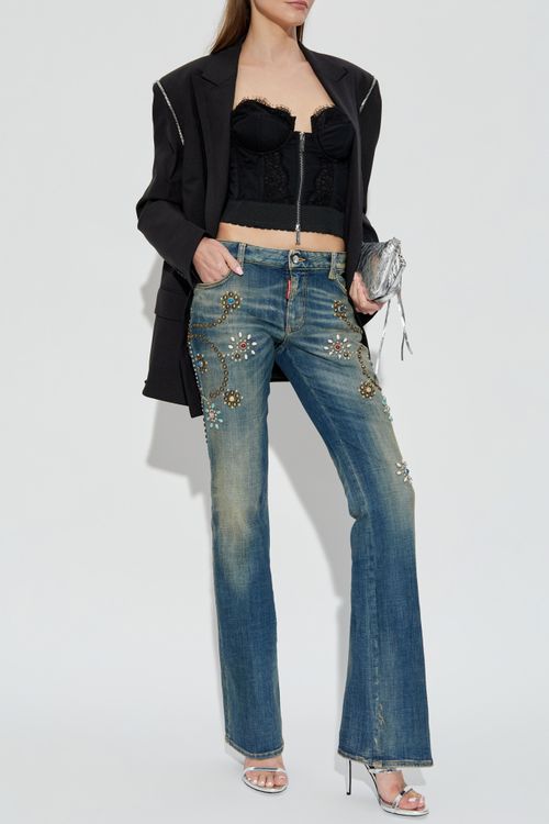 Flare Jeans, Women's, Blue
