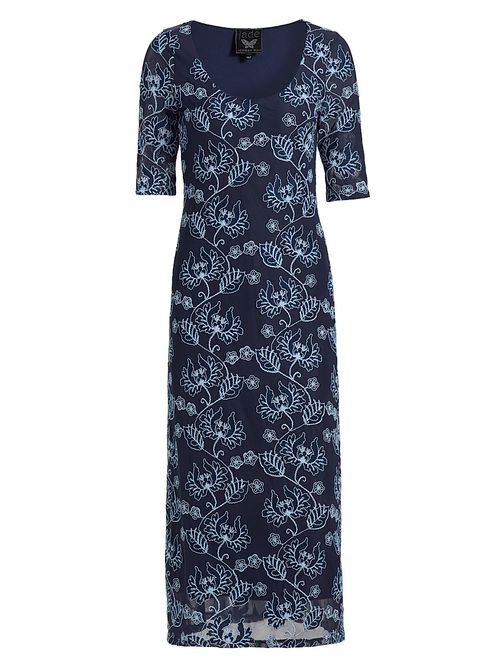 Women's Maya Mesh Midi-Dress - Luna Meadows