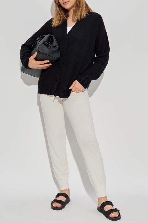 Wool Trousers, Women's, Cream