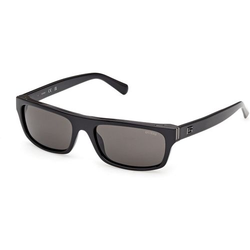 Guess Hombre Guess GU00276 01A Gafas de sol Inyectado Negro Fumar Cuadrada Norma