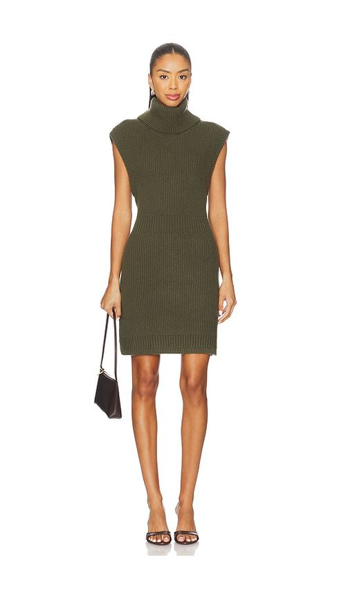 SIMKHAI Albanie Mini Dress in Alligator.  XS also in L