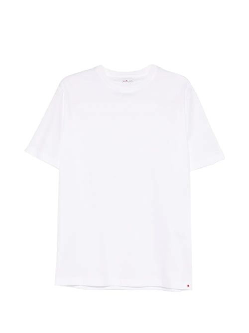 Crew-Neck Cotton T-Shirt — White