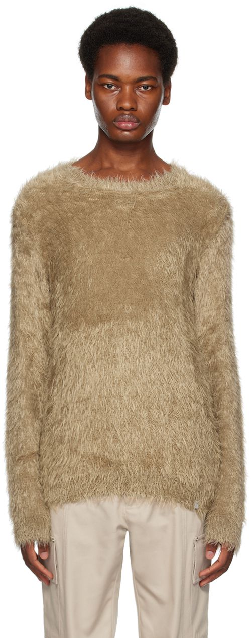 1017 ALYX 9SM Tan Crewneck Sweater