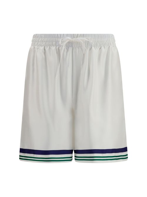 Hotel Crest Bermuda Shorts — White