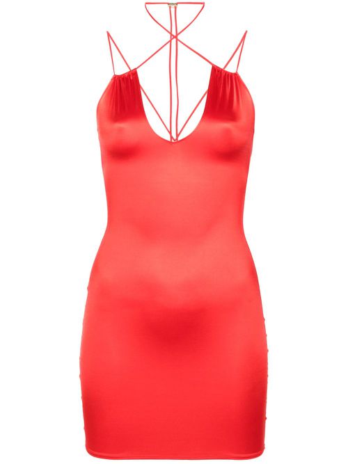 French Kiss bodycon minidress - RED