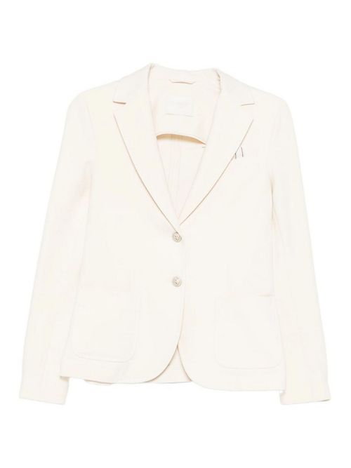 White Blazer With Pockets