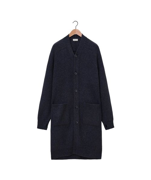 V-neck long cardigan