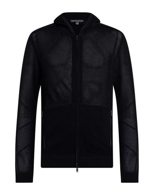 Man Cardigan Black Size L Organic cotton
