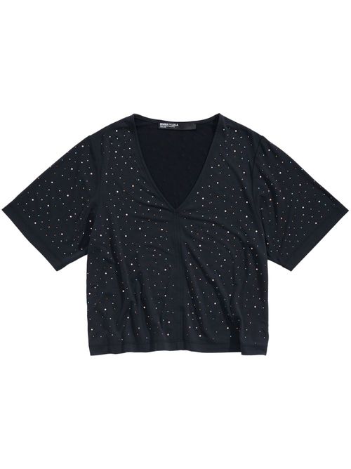 Boxy Stones T-shirt - Black