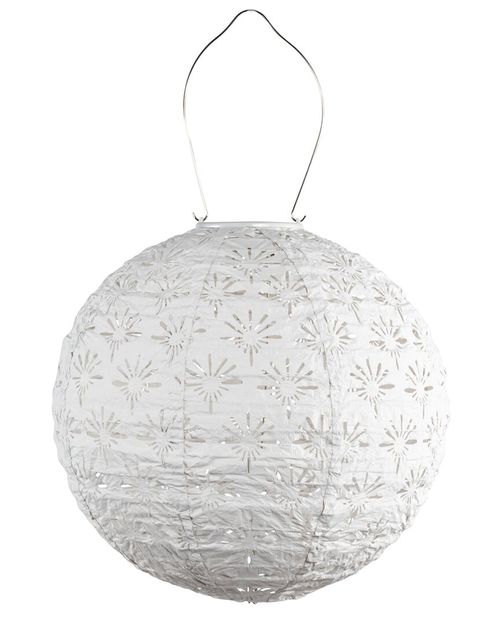 Home & Garden Stella Deco 12In Globe Solar Lantern