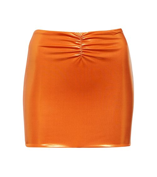 Metallic miniskirt