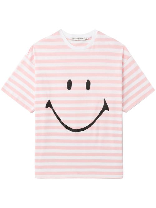 Glitter smile T-shirt - Pink