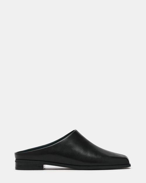 Steve Madden Women's Delphy Slip-On Flats - Black - - Leather