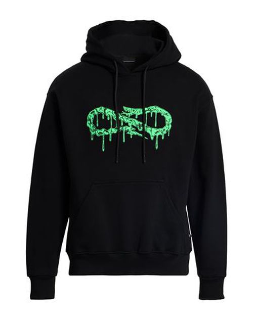 Man Sweatshirt Black Size XL Cotton